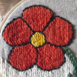 Rosen in Textil