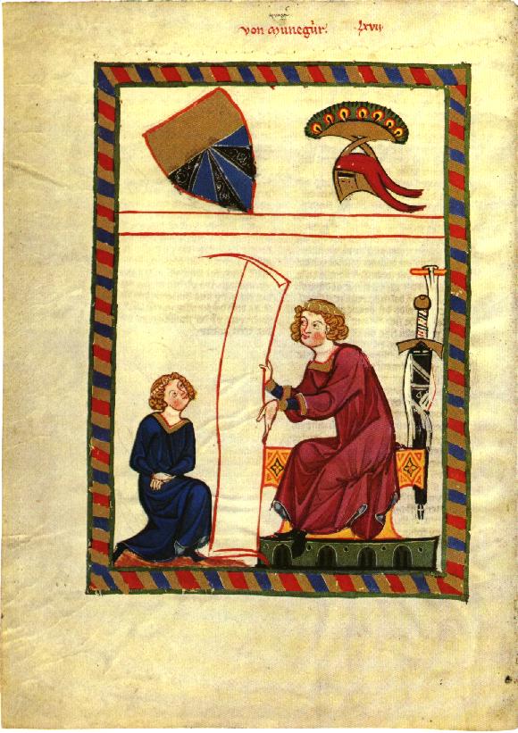 Manesse-Tafel 078: Von Munegiur