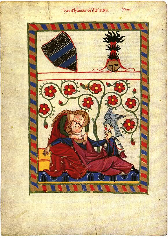 Manesse-Tafel 080: Herr Konrad von Altstetten