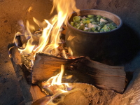 Am ersten Tag gab es eine einfache Gemüsesuppe.